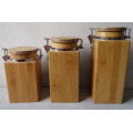 New Design Multi-Function Bamboo Canister/Bamboo Jar/Seal Pot